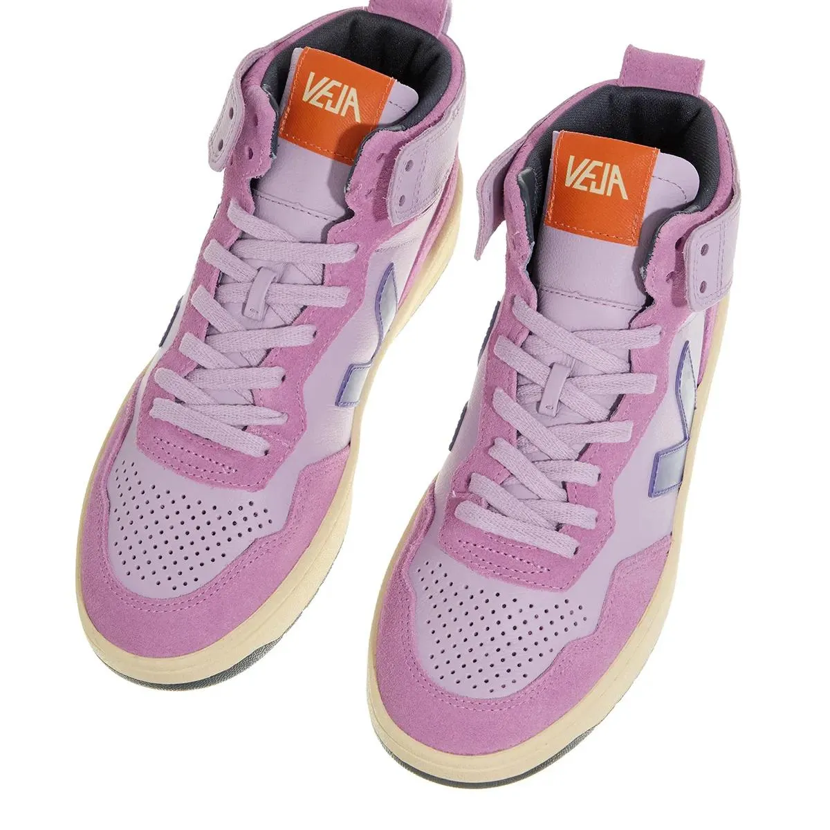   Veja  V-95 Orchid Purple  High-Top Sneaker 